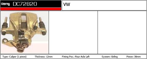 DELCO REMY Pidurisadul DC72824